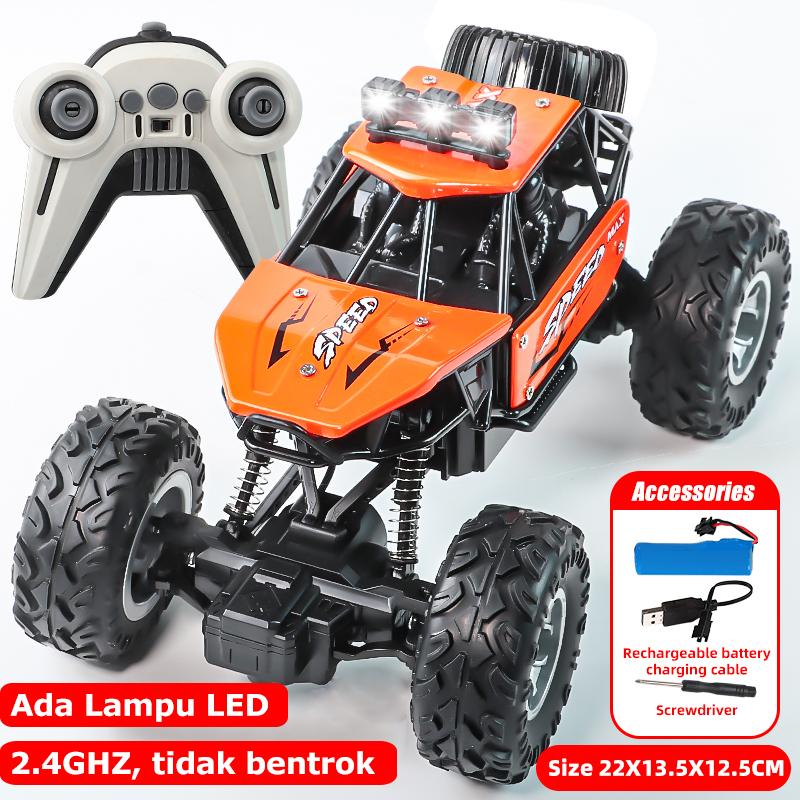 Rc Mobil 1:18 Remot Control Rock Crawler Off-road Body Alloy Maianan Anak Baterai Remote Rc Mobil 1:18 Remot Control Rock Crawler Off-road Body Alloy Maianan Anak Baterai Remote