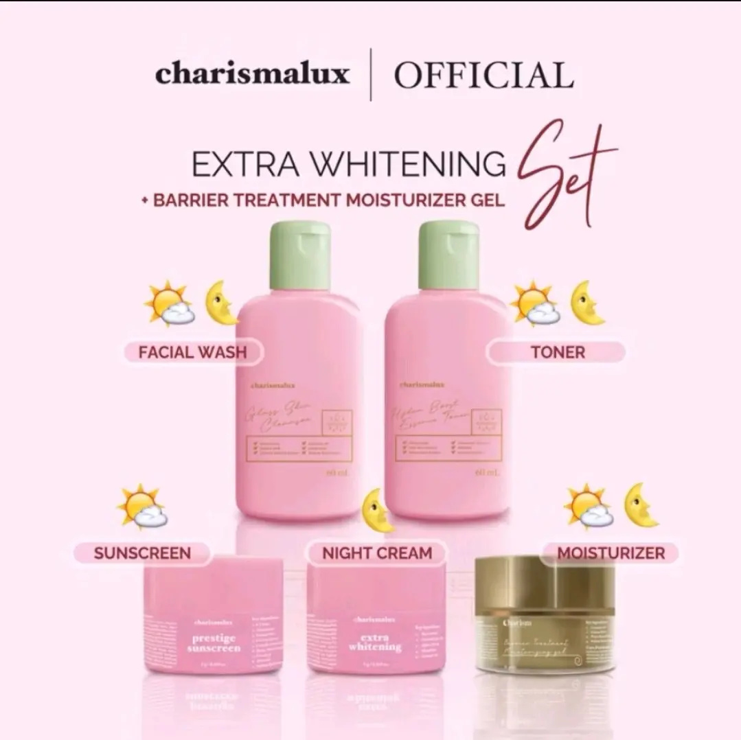 CHARISMALUX READY STOCK TANPA PO PAKET ISI 5