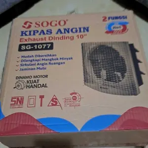 Exhaust Fan Dinding SOGO + Dudukan Gantungan installasi Tanpa merusak tembok