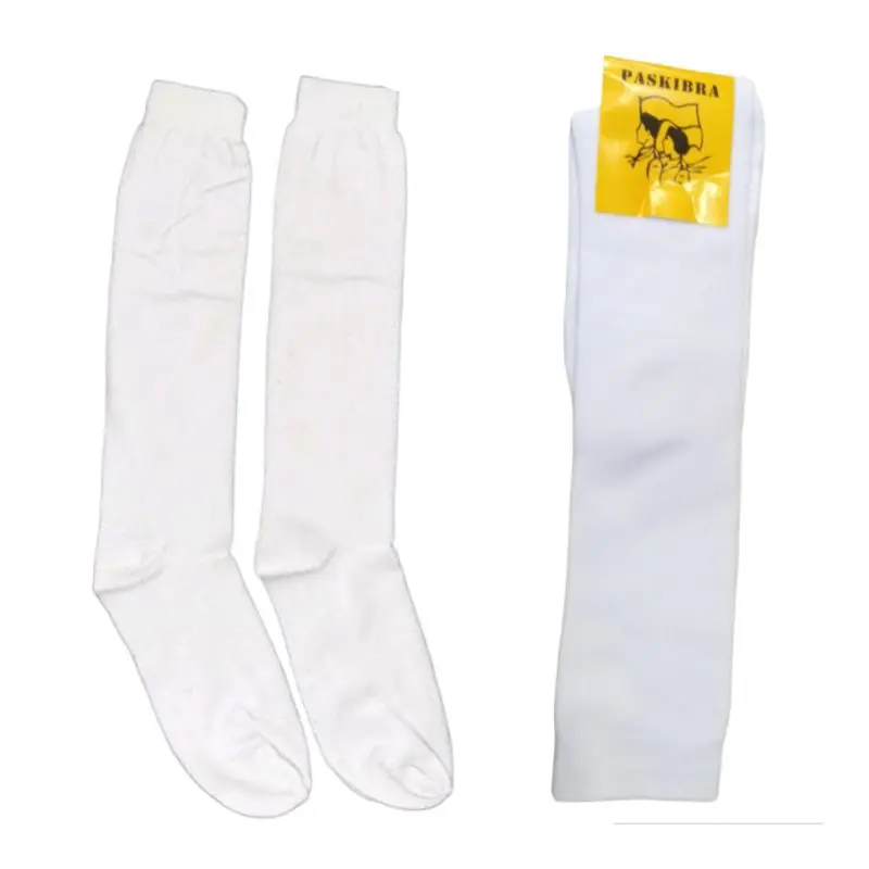 Kaos Kaki Panjang Paskibra Muslimah Putih Polos Untuk Selutut Murah Berkualitas Wanita Umroh Hitam Dewasa Spandek Atas Lutut Socks spandeks dicuci dengan tangan saja