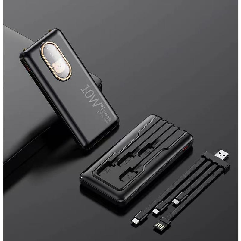 Product Introduction of Power Bank 30000 mAh Mini Kartun BeruangUkuran dengan 4 USB Pengisian Cepat SenteiLED Tampilan Cahava Power Bank Power BankEksternal Charger Ponsel Portabel untuk lOS /Android 32