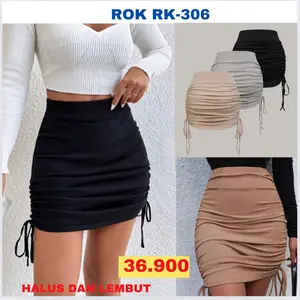 ROK SERUT KOREA (RK-306) BAHAN SPANDEK BAWAHAN WANITA