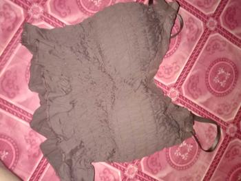 Product Review of Tanktop import Wanita kamisol padded hiasan renda cantik bh pakaian dalam fashion 1076 from ** 0