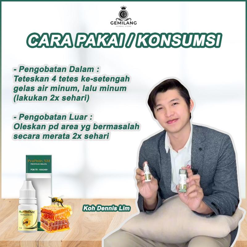 Propolis SM Herbal Untuk Sinusitis Flu Batuk Pilek Menahun Polip Hidung Mampet Asli Original 2