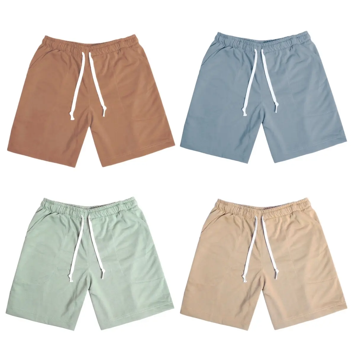 JIZU PROJECT - Celana Pendek Polos Pria Wanita / Bahan Babyterry Tebal / Boardshort Kantong Dewasa