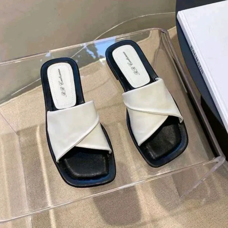 Sandal Wanita Sandal Selop Siluet Fashion Wanita Trendy