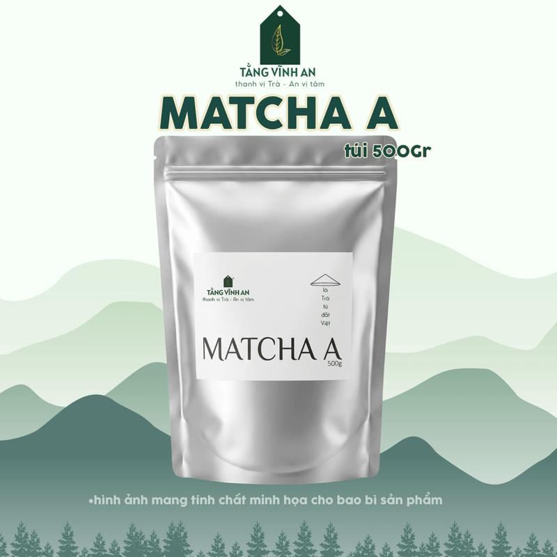 Matcha A - Túi 500gr - Thơm béo, nutty, hậu ngọt, Matcha Bảo Lộc