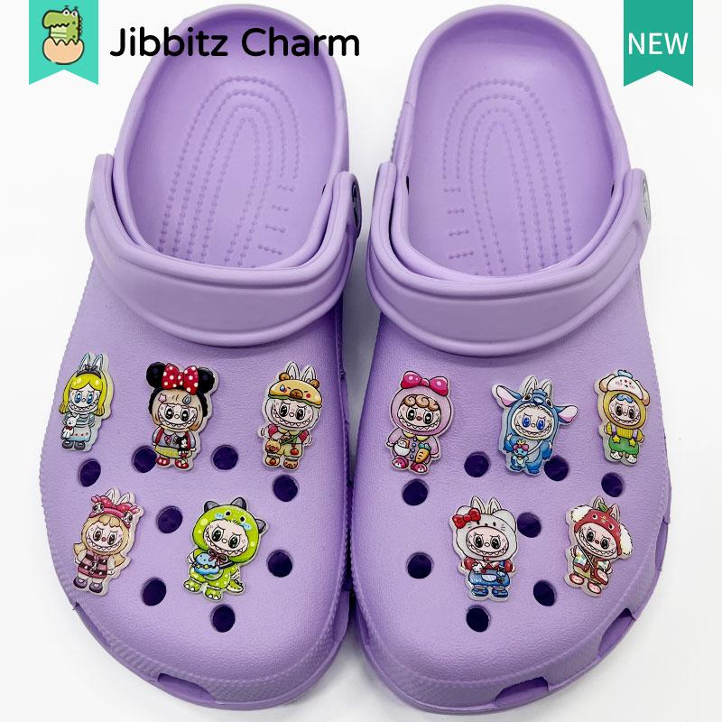 Jibbits Fashion Clog Jibbitx charm Creative Cute Cartoon Colorful Pattern DIY Shoes Buckle/ Shoes Charm/Clog Button 3