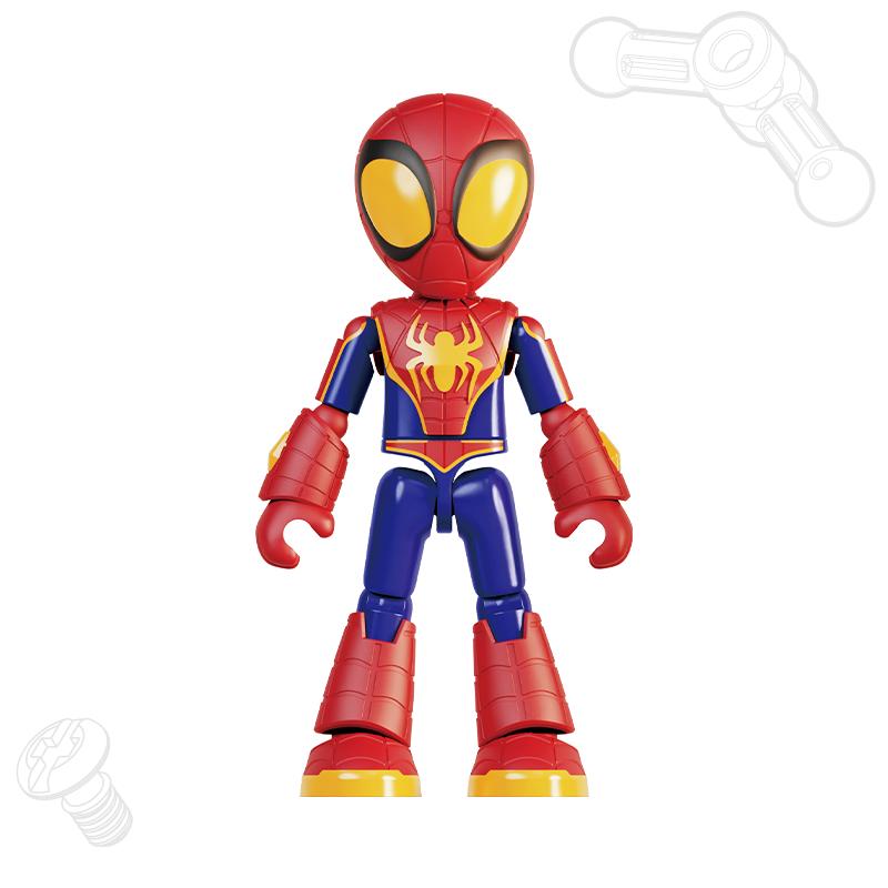 Mainan Blokees Figures-Spider Man AL02, Lisensi Asli, Black Panther - T'Challa, Hulk Toys spiderman robot action 1