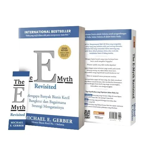 Original Buku The E Myth Revisited Versi Indonesia Mengapa Banyak Bisnis Kecil Bangkrut dan Bagaimana Strategi Mengatasinya by Michael Gerber 1