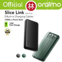 Gambar Oraimo OPB-P5101 Powerbank 10000 mAH Slice Link 12W 3 Built-in Cables 4 Outputs OPB P5101 - Hitam dari Liem Group Kota Administrasi Jakarta Barat 2 Tokopedia