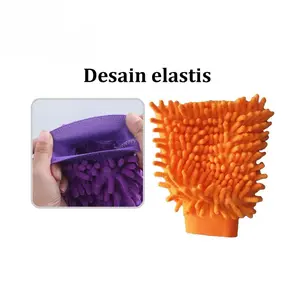 Sarung Tangan Cendol Kain Lap Microfiber 2 Sisi Sarung Tangan Kain Serbaguna