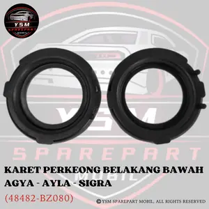 Karet Tatakan Per Keong Support BELAKANG BAWAH TOYOTA AGYA - DAIHATSU AYLA SIGRA