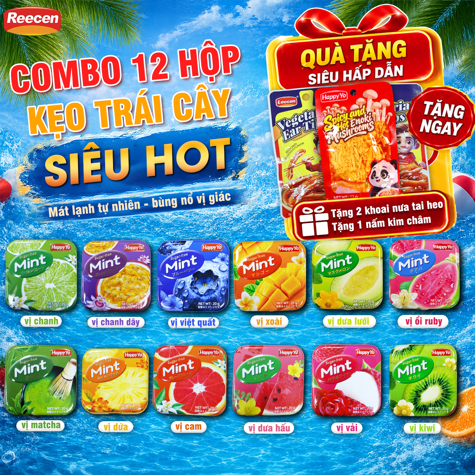 [REECEN] Kẹo ngậm thơm miệng