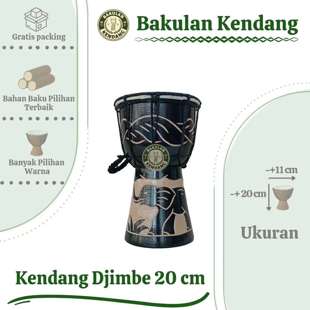 Kendang Jimbe Anak Termurah 20 Cm Alat Musik Tradisional Djimbe Gendang Terbang Mainan Anak Tradisional Edukasi Mini Mainan Kayu Souvenir