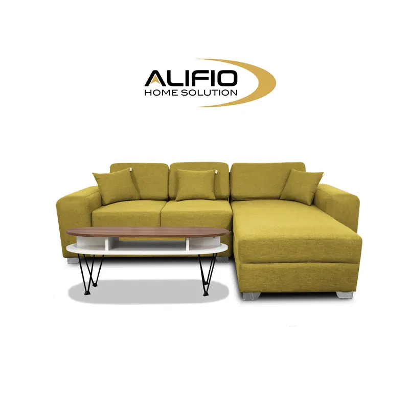 Sofa L Kagawa/Alifio/Fabrick linen/Minimalis Modern 5
