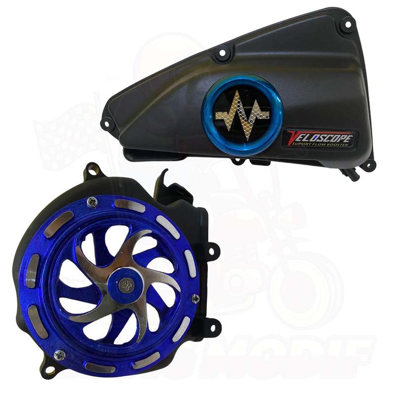 PAKET SPINNER + VELOSCOPE BEAT 2022 SCOOPY 2022 GENIO 2022 TUTUP FILTER VELOSCOPE BEAT 2022 COVER KIPAS SPINER BEAT 2022 3