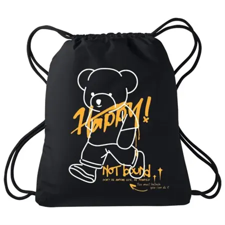 Tas Serut Drawsting Bag Olahraga Sekolah Multifungsi 1