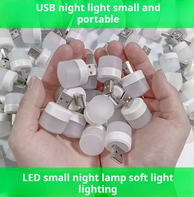 Đèn Ngủ USB, Đèn Ngủ Bảo Vệ Mắt Phòng Ngủ, Đèn Bàn Nhỏ Đèn Mini, Đèn Dự Phòng, Đèn Tròn Nhỏ Đế Không Dây đen  siêu  sàng angel  lighting cầu  pha  lê  3d wonhee  lightstick đèn  pin  trang  trí  gắn  tường 1