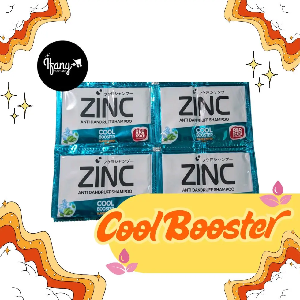 4 Renceng Shampoo Zinc Cool Booster
