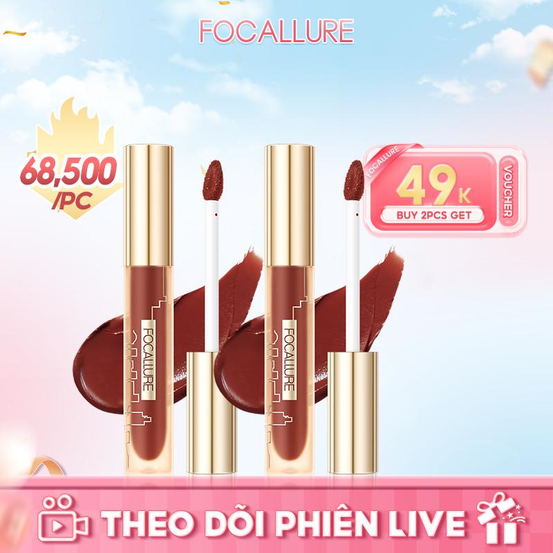  FOCALLURE Son Nhung Lì Mordenurban Misty City Mellow Tint Dưỡng Ẩm Lâu Trôi Mềm Mịn Như Nhung Che Phủ 360° Không Khô Nếp Nhăn 