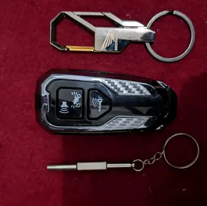 Paket Gantungan Kunci Logo Honda Sayap Bahan ABS Plastic dan Cover Remote Keyless SMART KEY REMOTE COVER BLK 03512K1ZGBL Vario 160 125 PCX 160 ADV 160 Stylo 160 All New Scoopy 2023 All New Beat 2024 Aksesoris Car Car