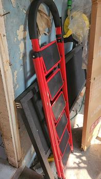 Product Review of REAIM Tangga 6 Step Premium Rumah Lipat Ladder  Besi Lipat Household Steel Ladder/ Tangga Lipat Aluminium tangga besi from I**G 0