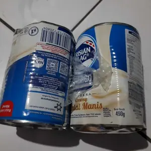 Frisian Flag Bendera Kental Manis Plain Kaleng 490g [3 Pcs]