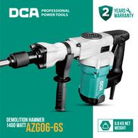 Gambar DCA Demolition Hammer / Bor Bobok Beton Listrik 1400Watt 16.8 Joule AZG06-6S dari DCA OFFICIAL STORE Kota Administrasi Jakarta Barat 4 Tokopedia