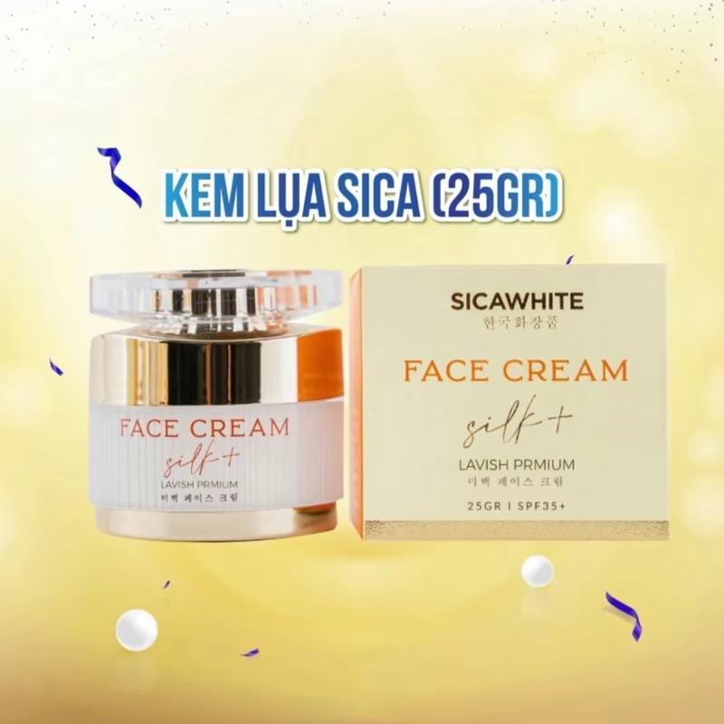 Kem Face Lụa Cao Cấp Sica White Hủ 25g Chăm Sóc Da