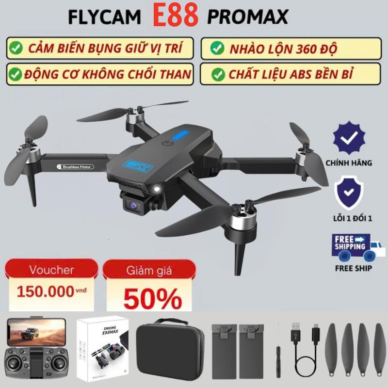 PIycam Mini Flycam Giá Rẻ Máy Bay Không Người Lái E88 MAX Camera Kép,Chế Độ Cảm Biến Cân Bằng Giữ Vị Trí Tự Động