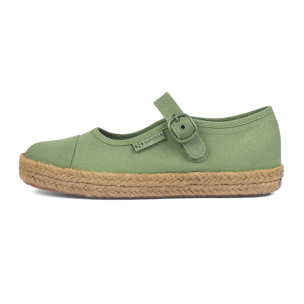 Superga x Drea Chong 2601 Mary Jane Green Safari