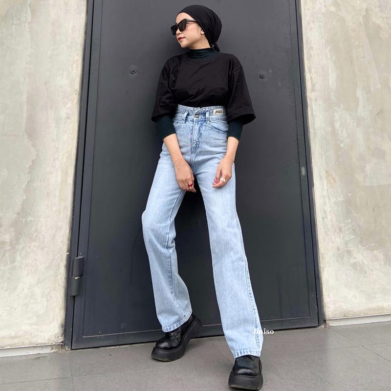 JINISO - Ultra Highwaist Loose Jeans 222 LEVEL UP 7