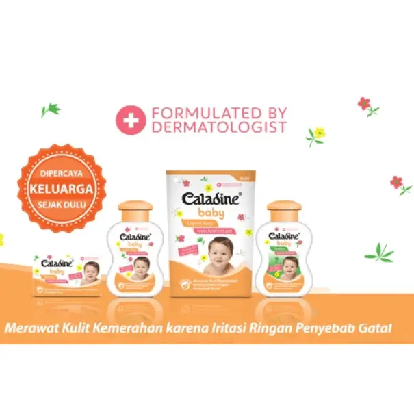 Caladine Baby Liquid Soap 200 ml | Sabun Mandi Bayi Anti Iritasi & Gatal 200 ml 1
