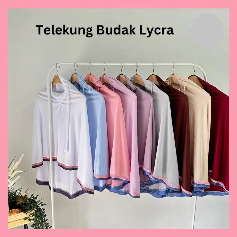 ***New Arrival***Telekung Arfaha Budak Size (S , M) Tahun Kain Lycra Telekong