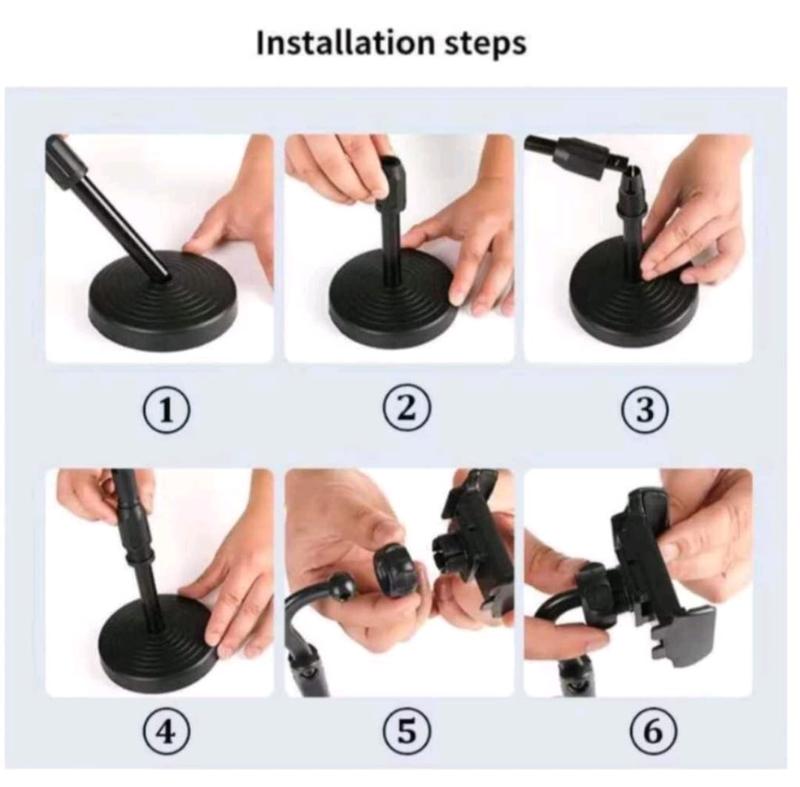Holder HD-25 Selfie Tongsis dengan Tripod Panjang untuk Handphone 4