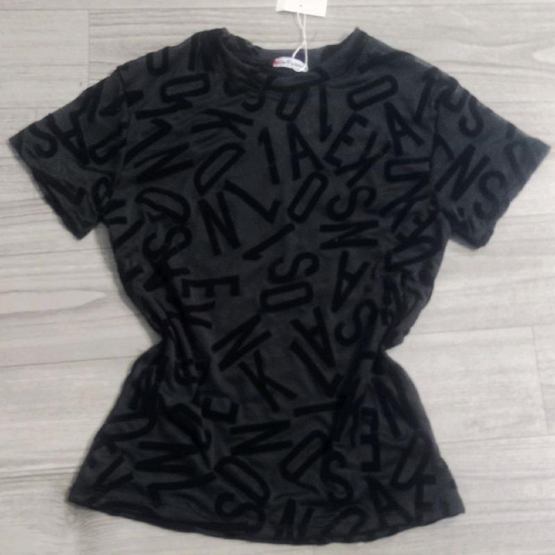 Áo Thun Lưới Tay Ngắn 2 Lớp Phom Vừa Dáng Ôm Women Nữ Top Cổ Tròn 5