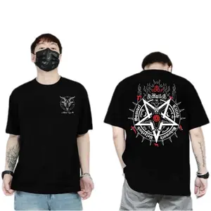 kaos satanic 01 - lengan pendek -  sablon dtf