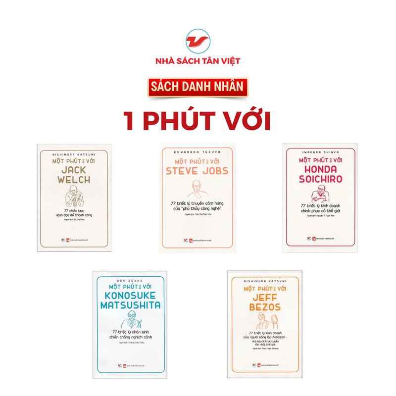 Sách - Một phút với - Sách danh nhân - Tân Việt Books