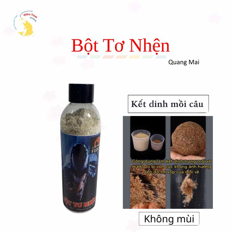Bột Tơ Nhện Câu Cá Kết Dính Mồi Câu Không Mùi Không Ảnh Hướng Tới Mồi Câu loại 1