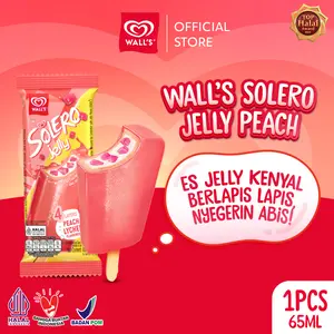 Wall's Solero Jelly Peach 65ml - Wall's Es Krim / Ice Cream