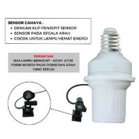Gambar Fitting Lampu Sensor Cahaya Automatic Fiting Piting Pitting Bohlam Otomatis Siang Mati Malam Nyala Cocok Untuk Lampu Hemat Energi dari GN OSHOP Kab. Bandung 2 Tokopedia
