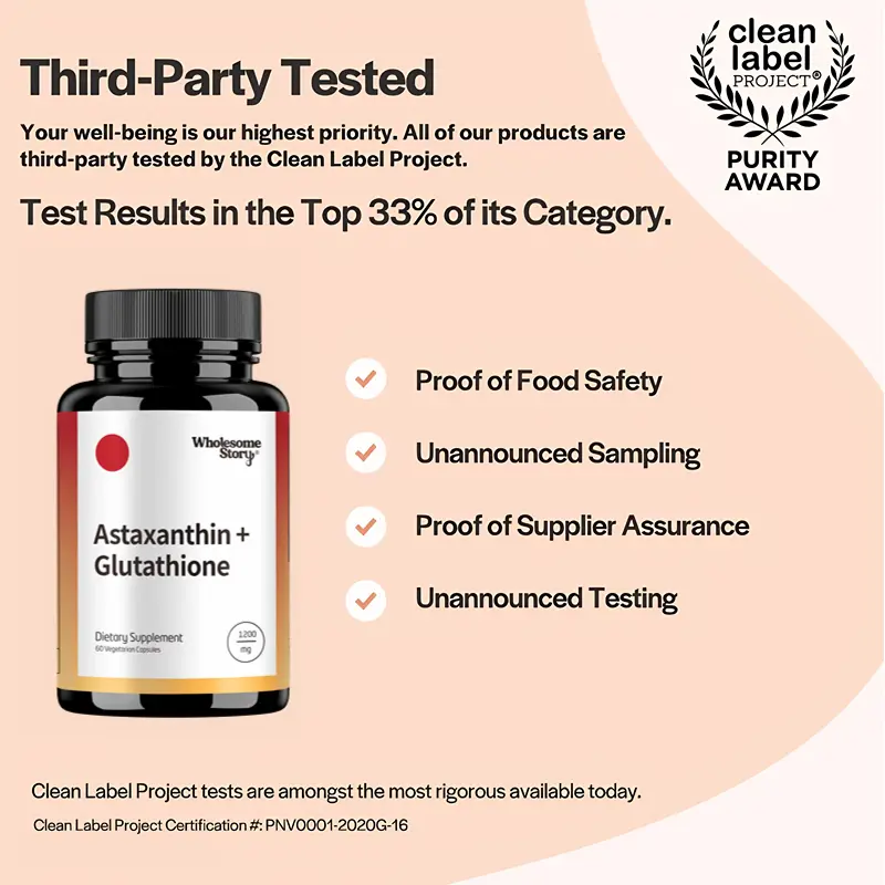 Astaxanthin + Glutathione – antioksidan kuat & kulit cerah 60 kapsul - Shop