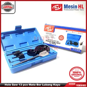 Hole Saw Kayu Pvc Hidroponik Set 13 pcs
