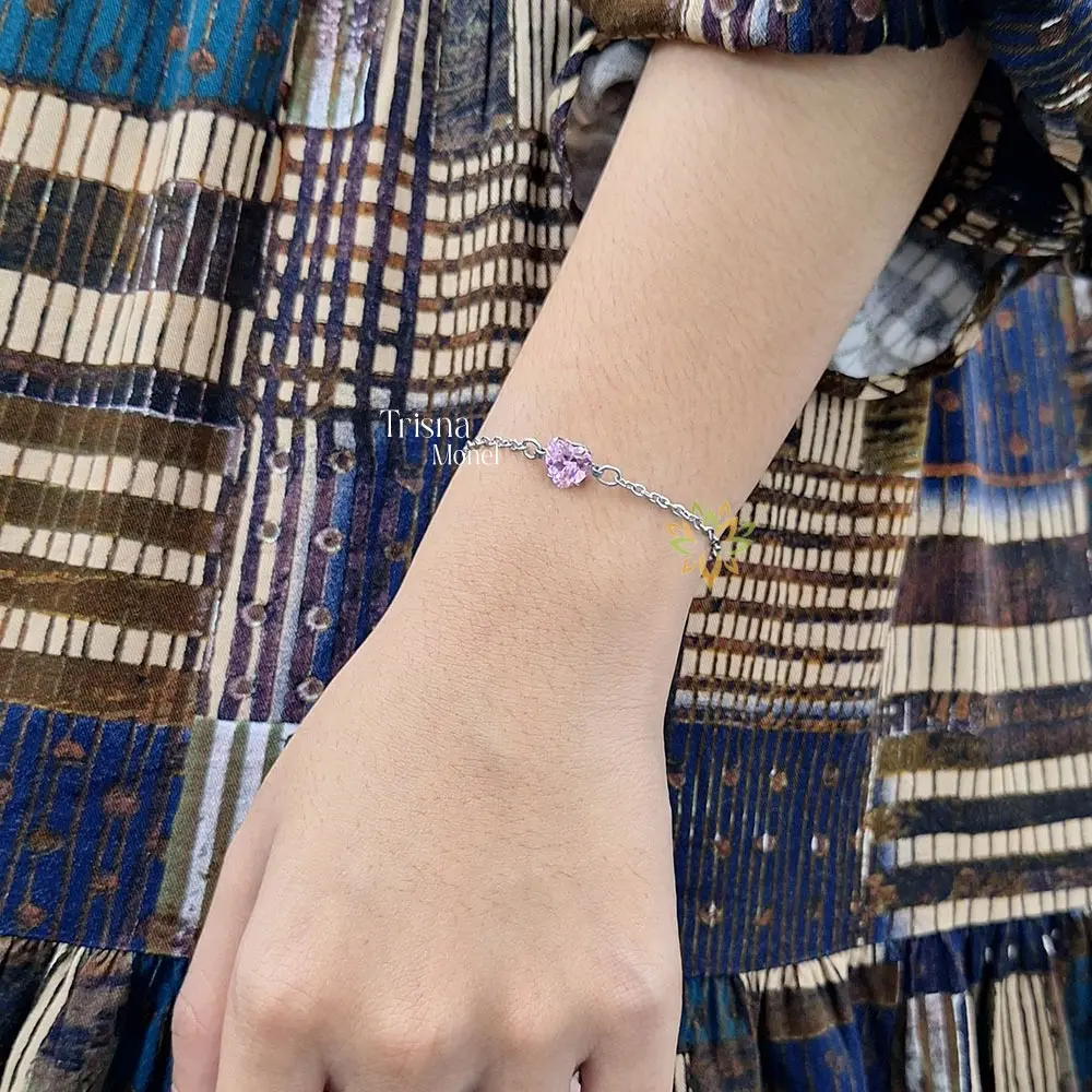 Gelang Diamond Serut Motif Love Bracelet Size Anak & Dewasa