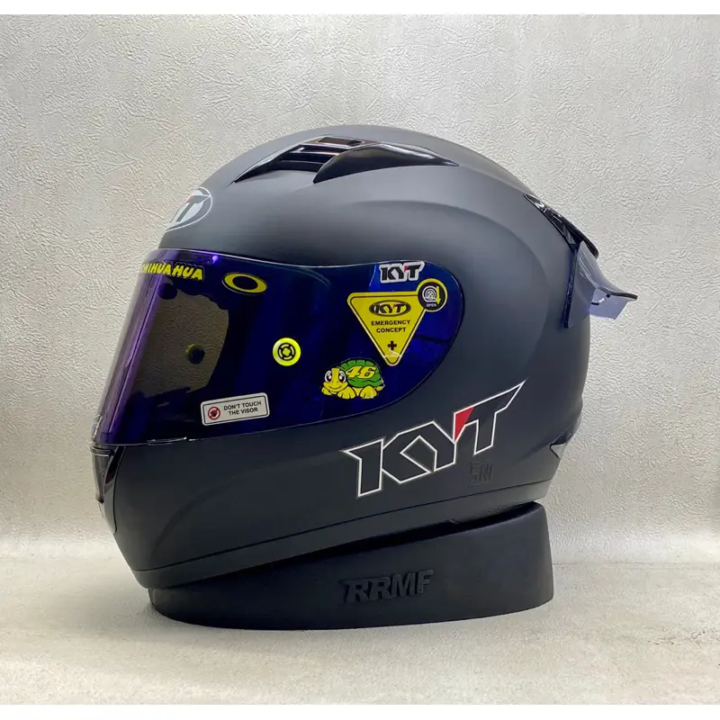 KYT R10 Solid Black Doff -  Helm Full Face Termurah Motorcycle