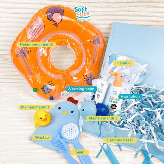 HAMPERS BABY LAHIRAN ANAK NEWBORN [ BABY SHOWER KIT GIFT SET ] SOFTCUTE 1