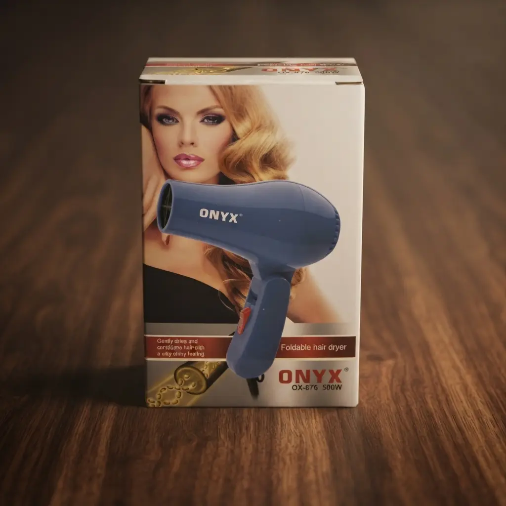 Hair Dryer Lipat Mini ONYX 876 500W / Pengering Rambut 0268