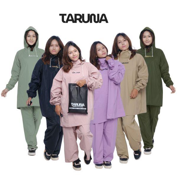 Jas Hujan / Raincoat Model Hoodie TARUNA Bahan PVC 100% Original
