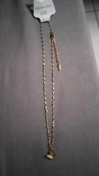 Product Review of Kalung Wanita Aksesoris Fashion Titan Pecah Kopi Kupu Anti Karat Tidak Luntur Harian Titanium Kulit from Y**6 0
